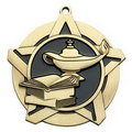 Super Star Medal - Knowledge - 2-1/4" Diameter